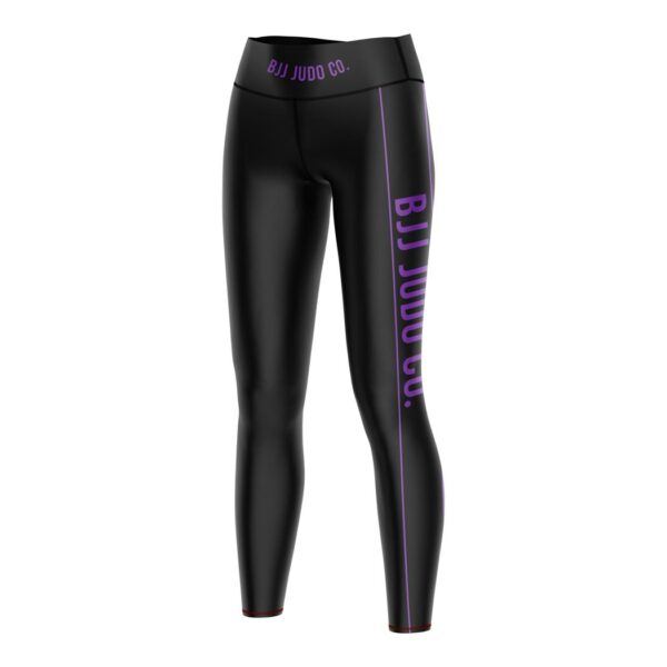 DarkPurpleBeltWomenLeggingsQtr