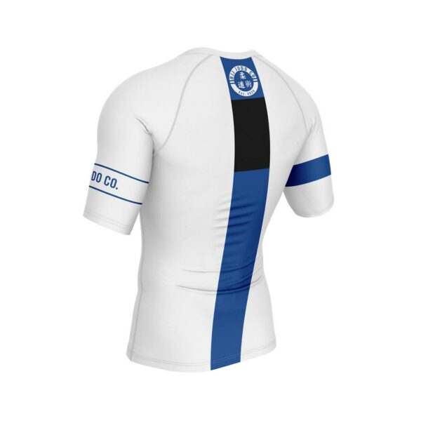 Light Blue Belt Back Short Sleeves