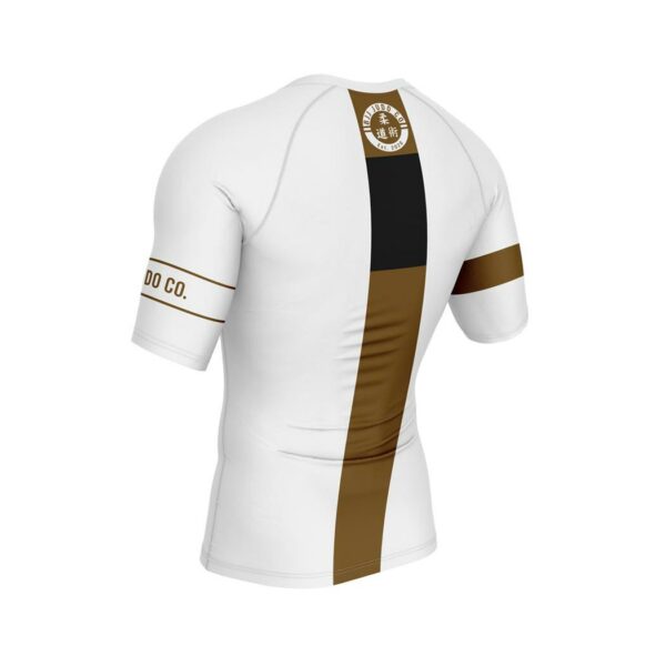 Light Brown Belt Back Short Sleeves