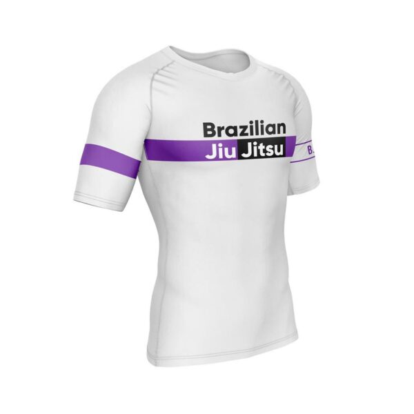 Light Purple Belt Front Short Sleeves