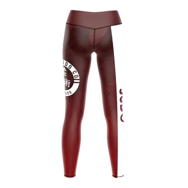 Red Judo WomenLeggingsBack