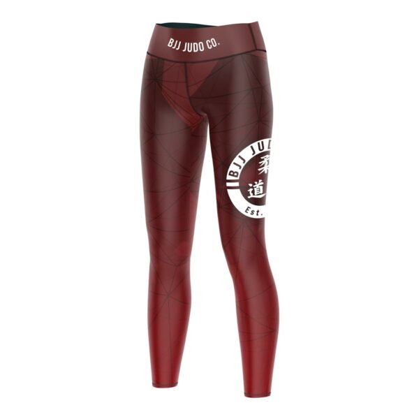 Red Judo WomenLeggingsQtr