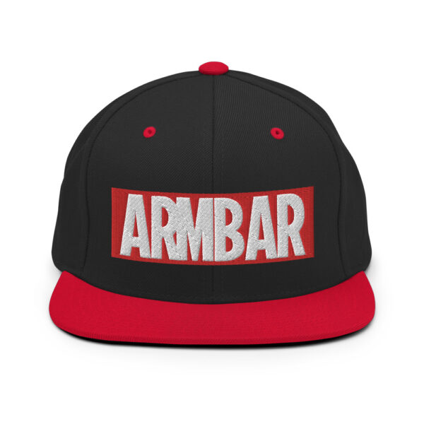 classic snapback black red front 6229575761164