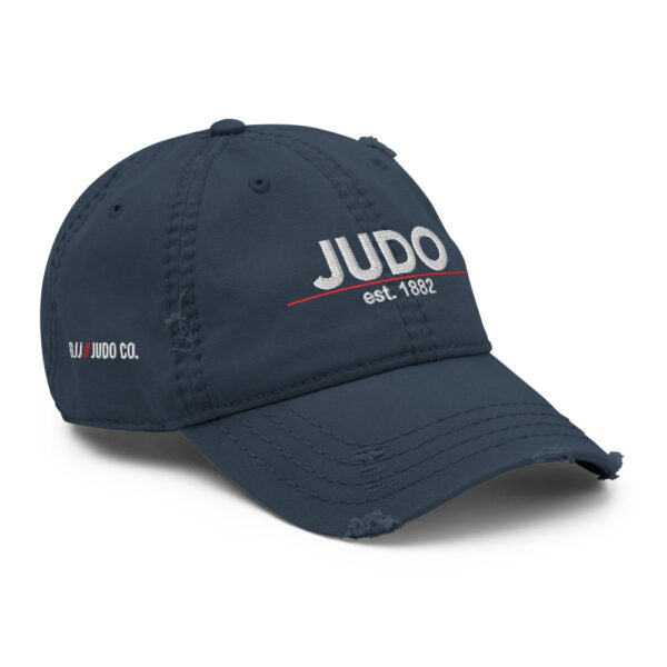 distressed dad hat navy right front 623553b51da06