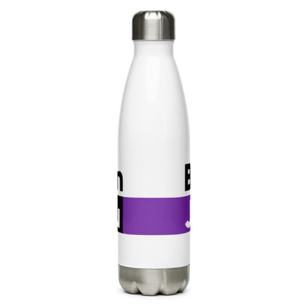 stainless steel water bottle white 17oz back 621bc35bded22