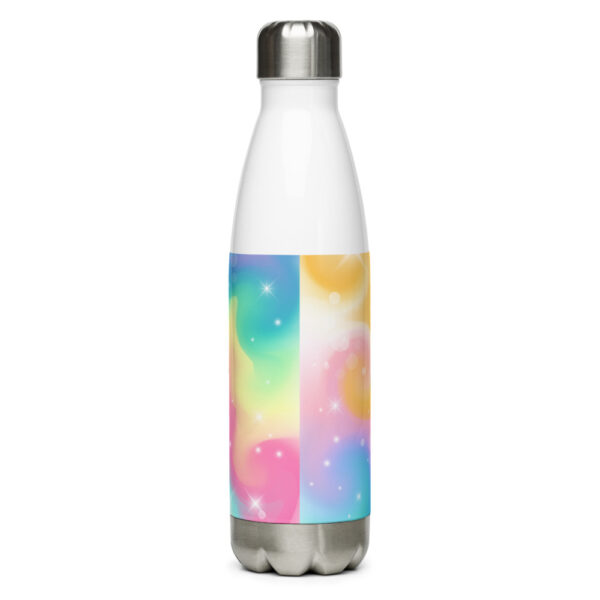 stainless steel water bottle white 17oz back 6224f5b9ba605