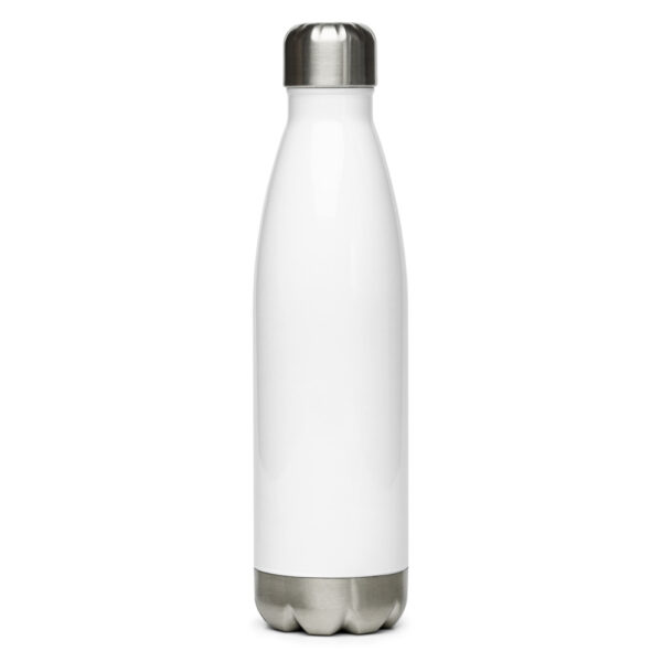 stainless steel water bottle white 17oz back 6237623e05de2