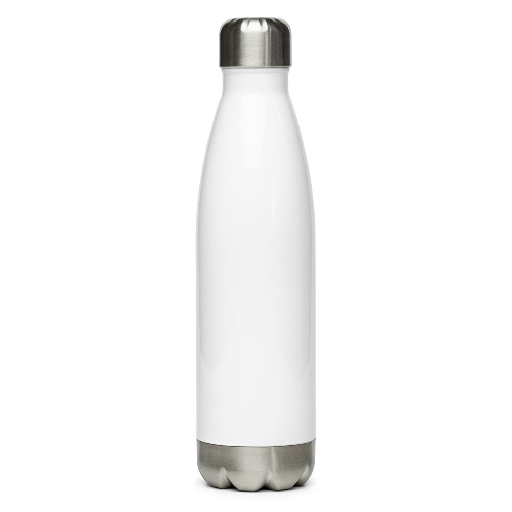stainless steel water bottle white 17oz back 6237623e05de2