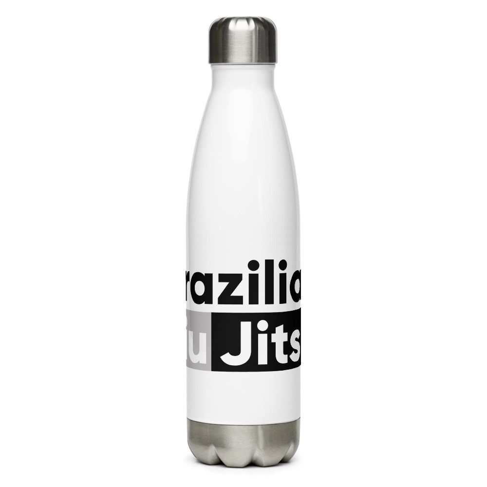 stainless steel water bottle white 17oz front 621bc3a9ca888