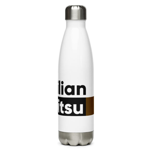 stainless steel water bottle white 17oz left 621bc32d9ed66