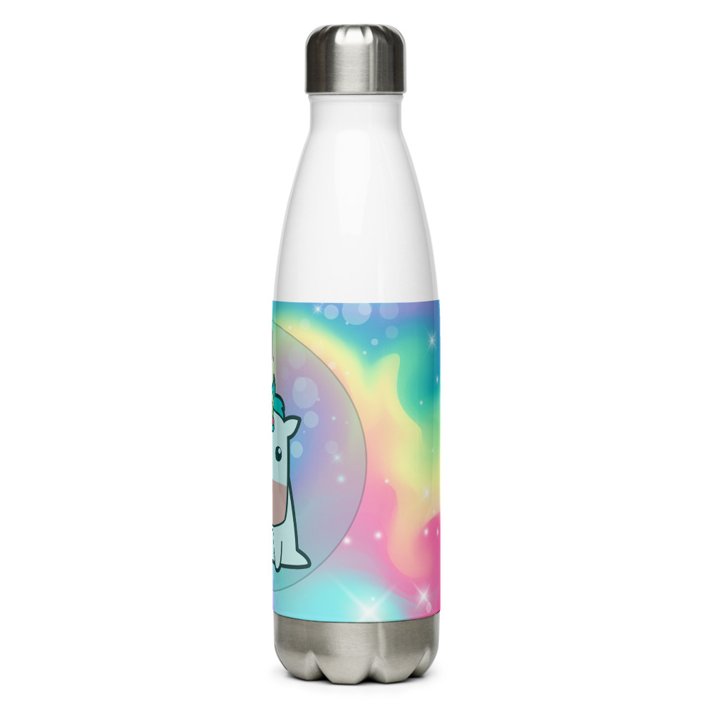 stainless steel water bottle white 17oz left 6224f5b9ba570