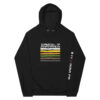 unisex eco raglan hoodie black front 61f749f789367