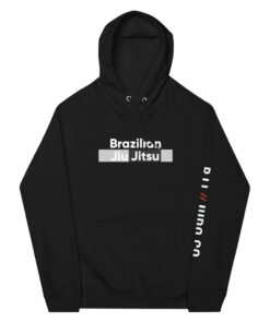 unisex eco raglan hoodie black front 62350b30de26b