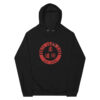 unisex eco raglan hoodie black front 623765c719d4b