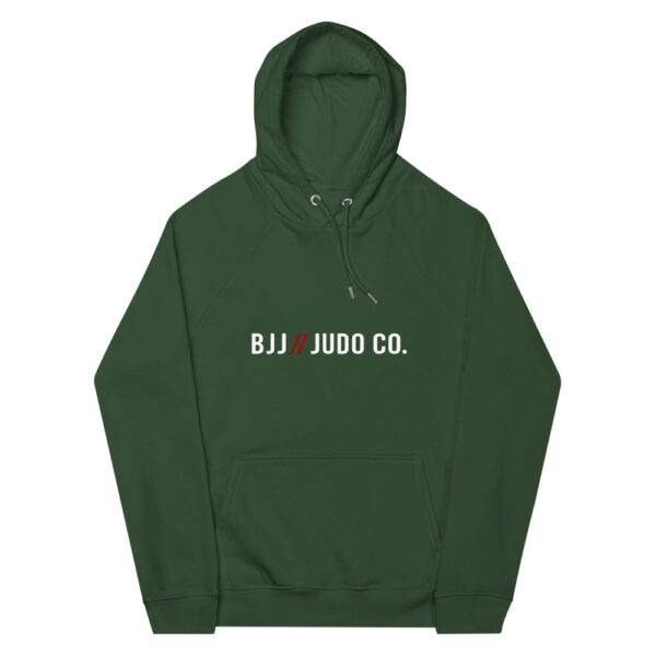 unisex eco raglan hoodie bottle green front 61f748d2a16b7