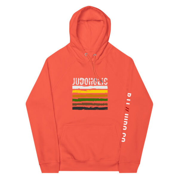 unisex eco raglan hoodie burnt orange front 61f749f78a30e