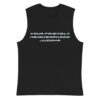 unisex muscle shirt black front 62354a7b8d39e