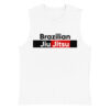 unisex muscle shirt white front 623503d5240d8