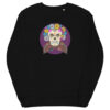 unisex organic sweatshirt black front 61f733294b9c4