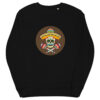 unisex organic sweatshirt black front 61f733989b18d