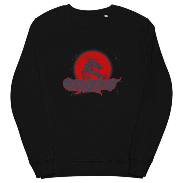 unisex organic sweatshirt black front 61f733f922cd2