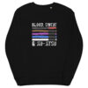 unisex organic sweatshirt black front 61f735bd9313f