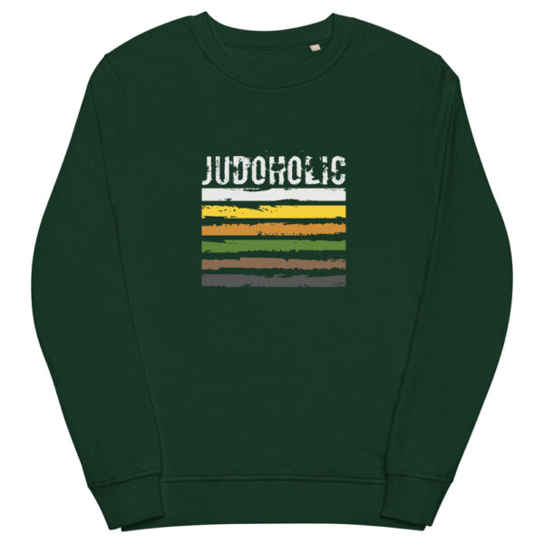 unisex organic sweatshirt bottle green front 61f734a6e1046