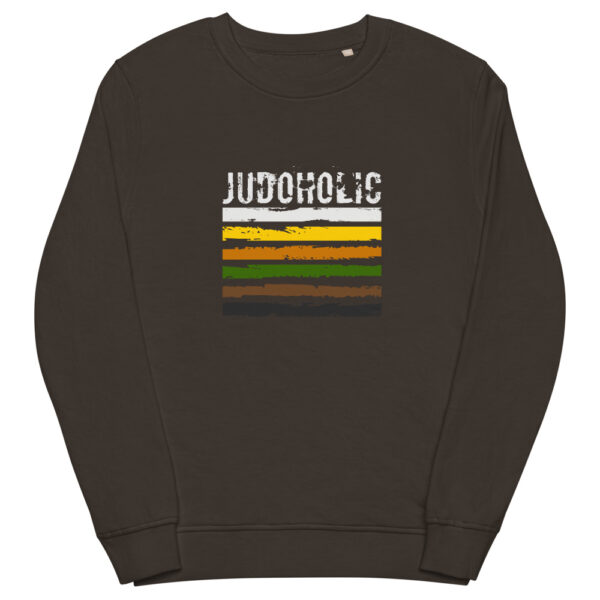 unisex organic sweatshirt deep charcoal grey front 61f734a6e1243