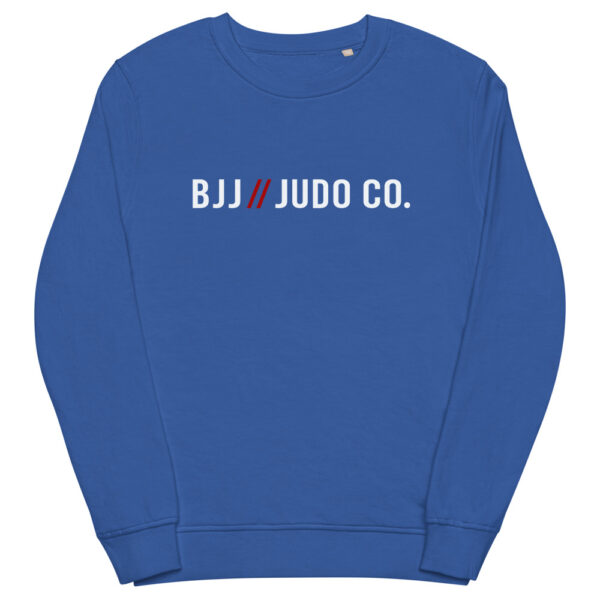 unisex organic sweatshirt royal blue front 61f7315636d58