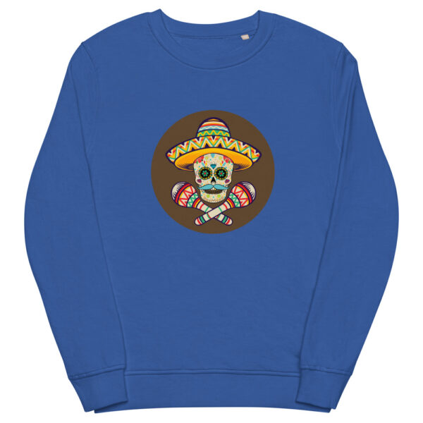 unisex organic sweatshirt royal blue front 61f733989b911