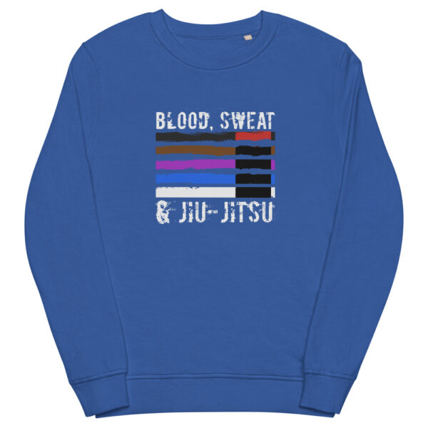 unisex organic sweatshirt royal blue front 61f735bd94050