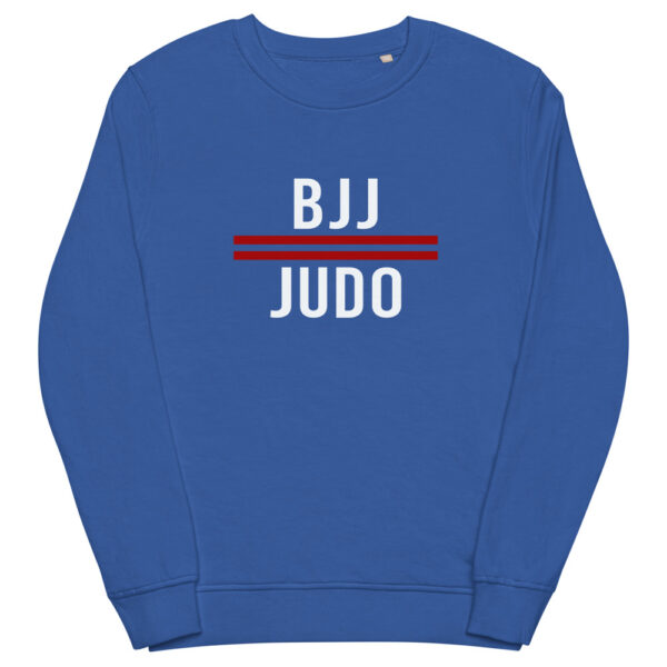 unisex organic sweatshirt royal blue front 622ac33486947