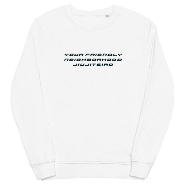 unisex organic sweatshirt white front 61f738b1a9e15