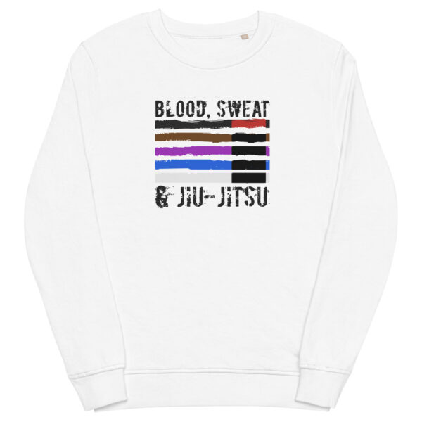 unisex organic sweatshirt white front 61f738efa0ecf