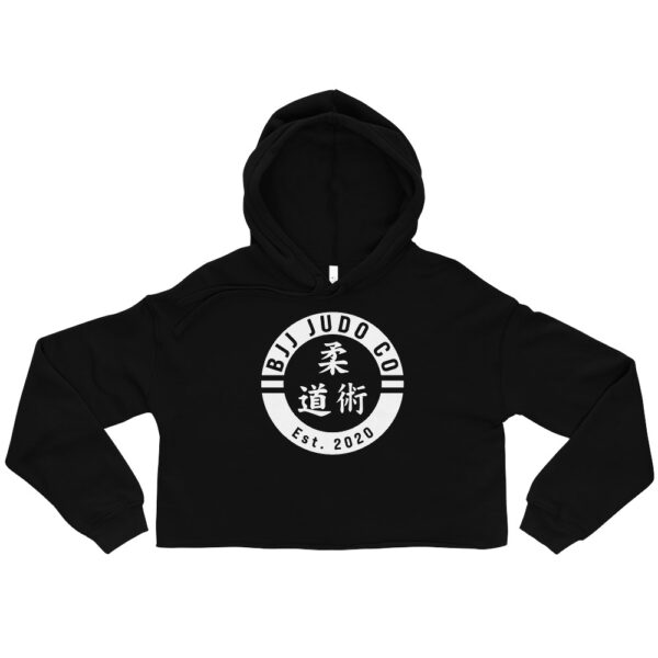 womens cropped hoodie black front 623771cd052fe