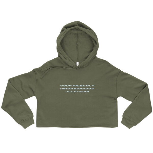 womens cropped hoodie military green 5fda96f7b0233