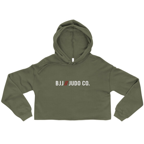 womens cropped hoodie military green 5fda97d68058b