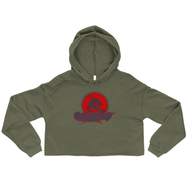 womens cropped hoodie military green 5fda99cdee385