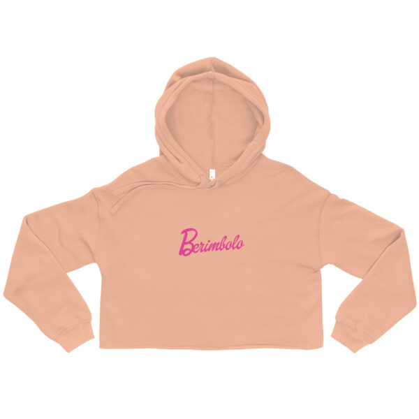 womens cropped hoodie peach 5fda975d9e3b0