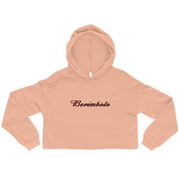 womens cropped hoodie peach 5fda999002a00