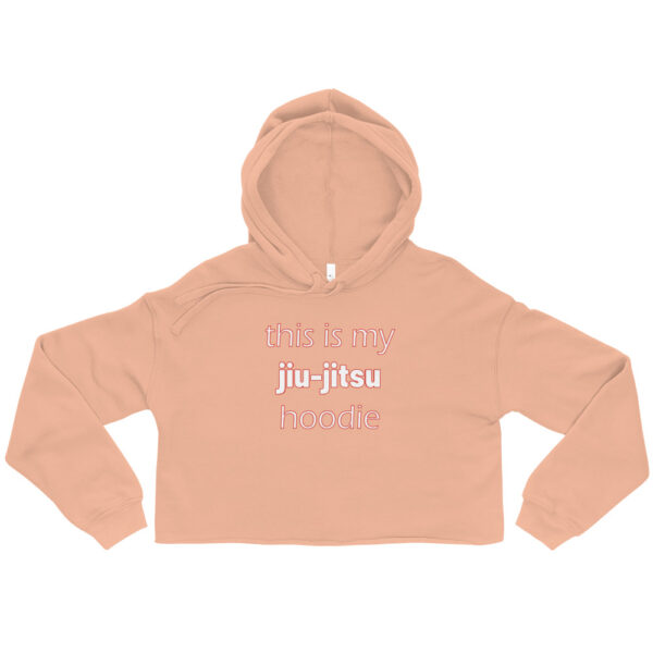 womens cropped hoodie peach 5fdb068c3eb43